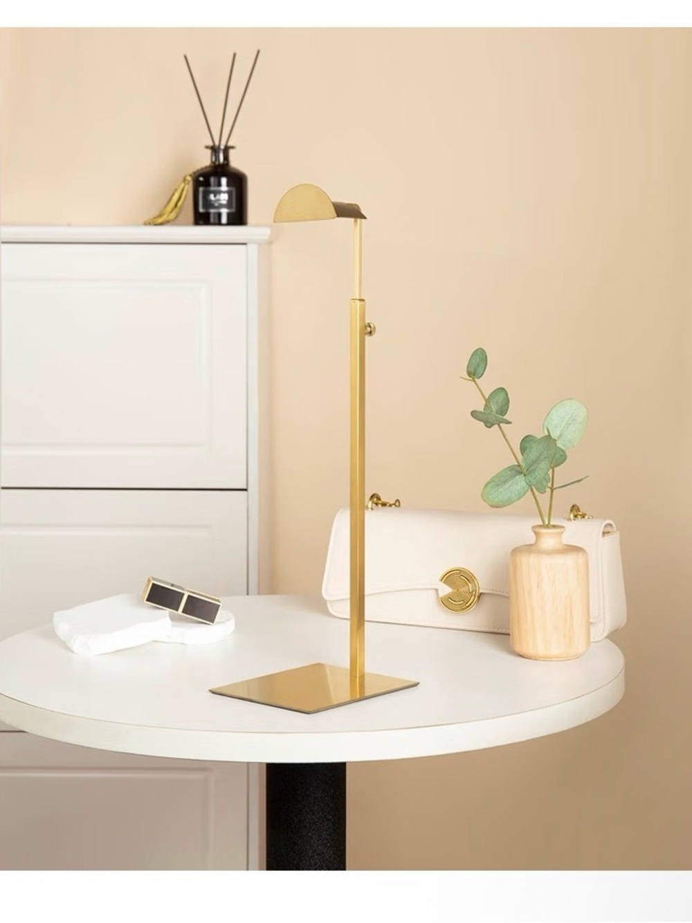 Gold Adjustable Purse & Tablet Stand